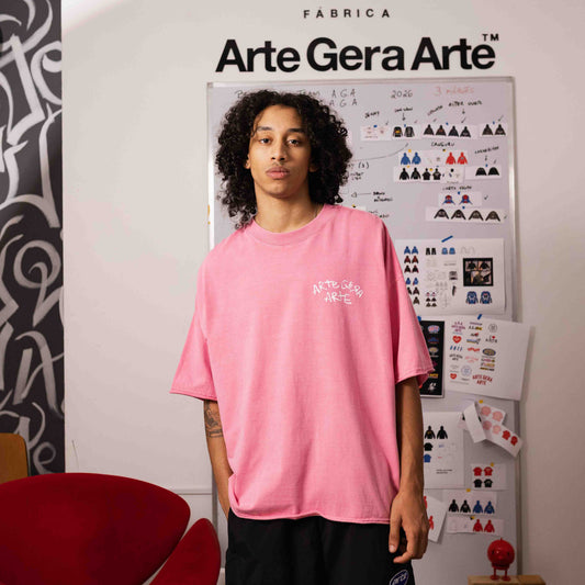 CAMISETA OVER BOXY - ARTE GERA ARTISTA