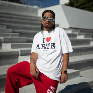 CAMISETA COLLEGE - I LOVE ARTE
