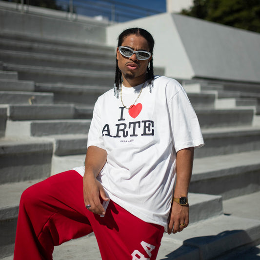 CAMISETA COLLEGE - I LOVE ARTE