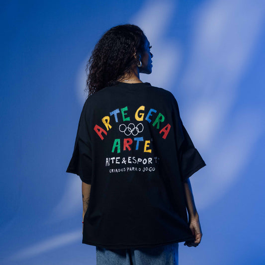 CAMISETA OVER BOXY - AGA OLYMPICS