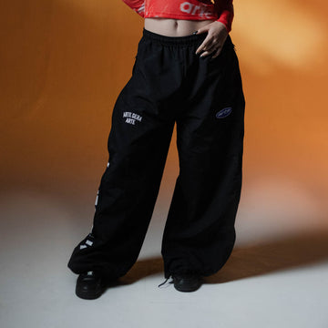 CALÇA AGA - ZIP BAGGY PRETA